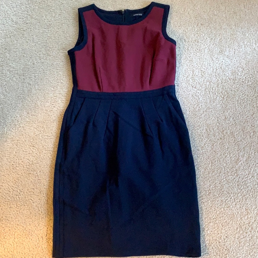 Lands End Ponte Sheath Dress